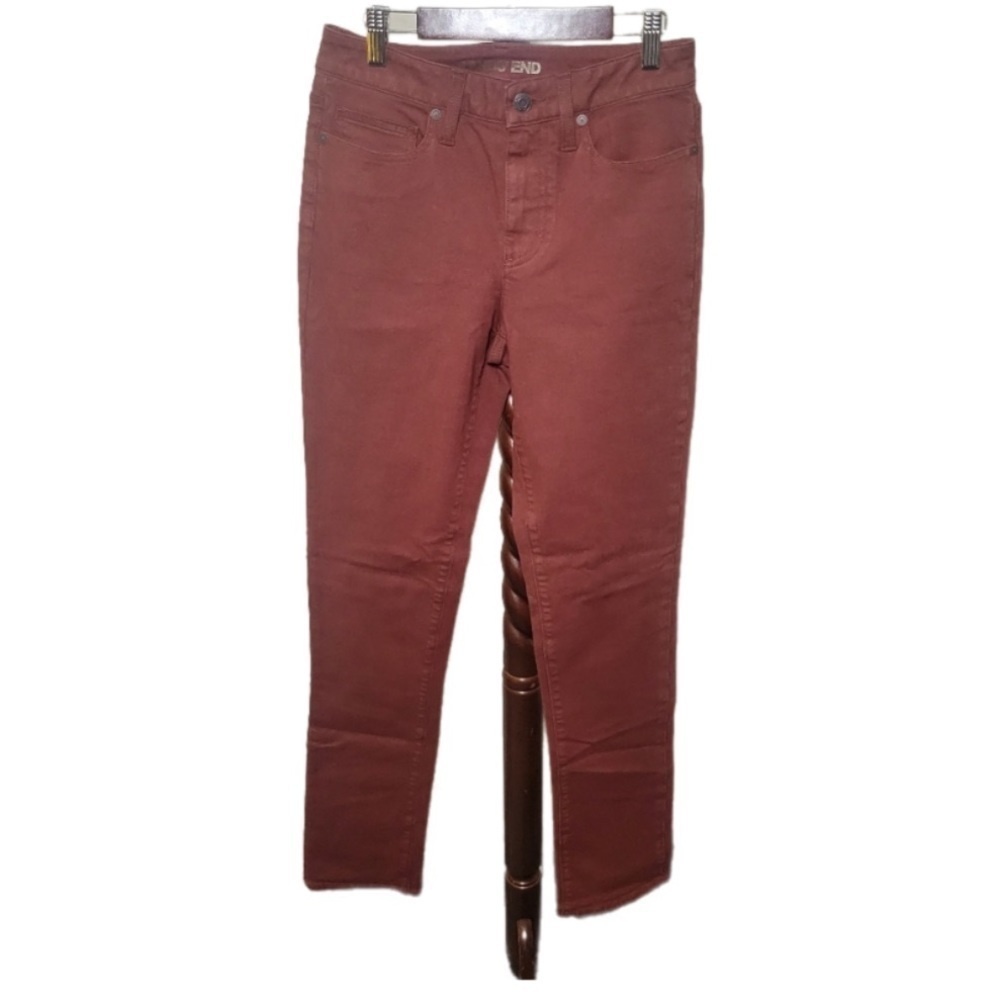 Lands' End High Rise Slim Ankle Jean Stretch